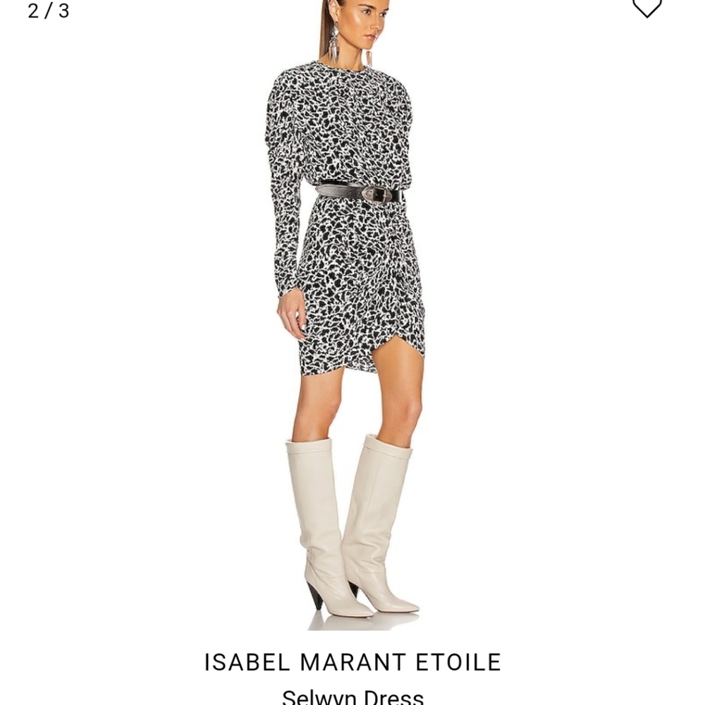 Isabel Marant Dress New w/tags Medium sz 6 fr38!!! B&W this season